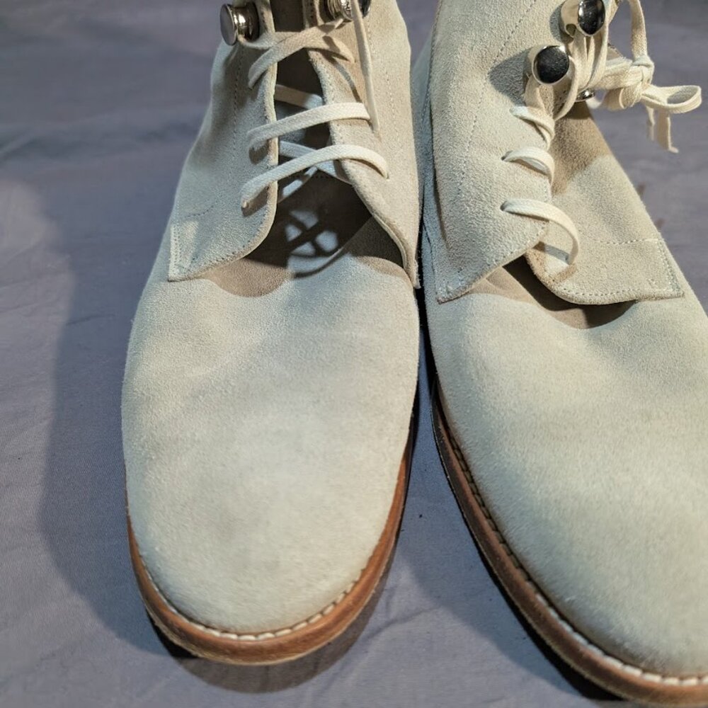 PERTINI Handmade in Spain ALL LEATHER Low heel Boss-Lady Minimalist Boot Sz 40 - Picture 4 of 8